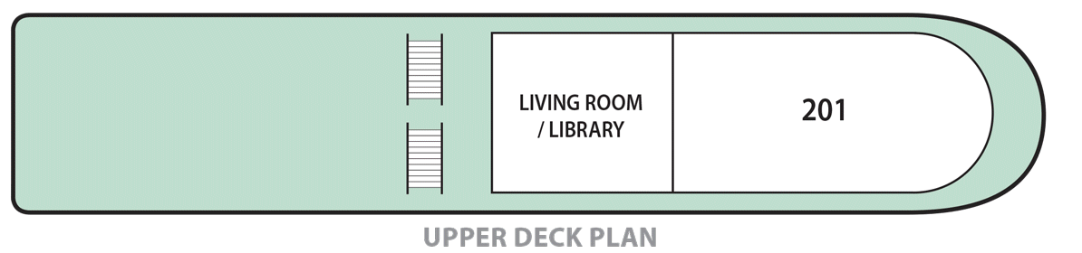 Pandaw RV Kalay Pandaw Deck Plan Upper Deck.png